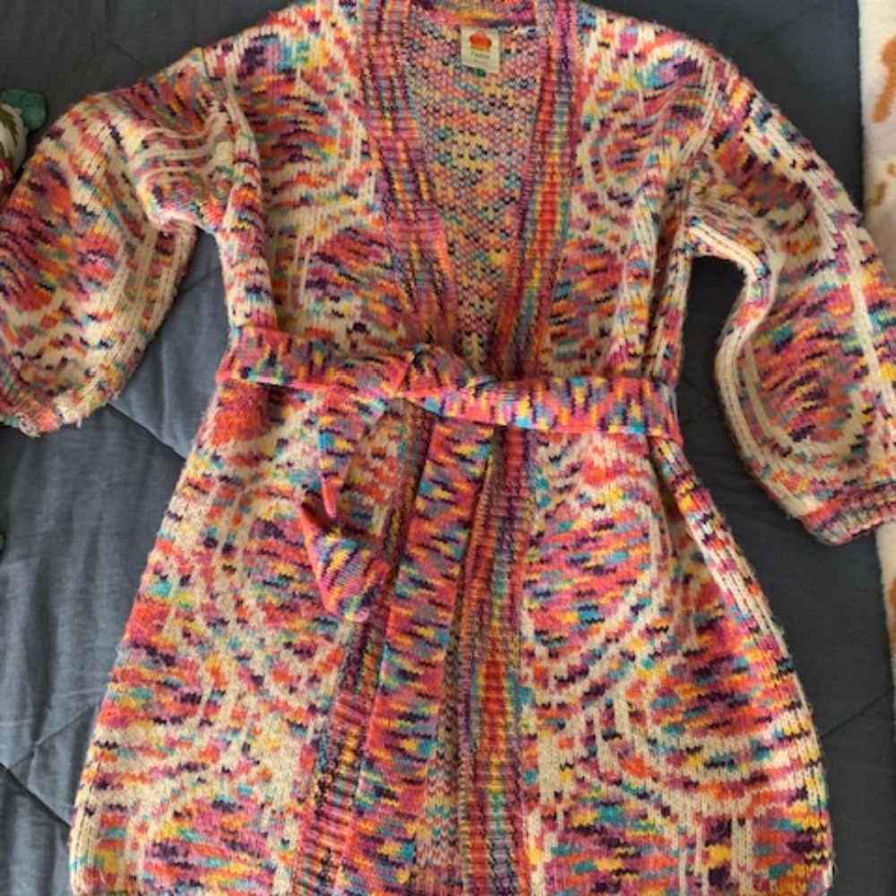 FARM Rio Multi-Colored Cardigan Size Small